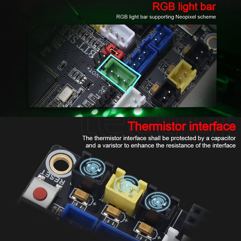 BigTreeTech SKR V1.4 Control Board 32bit Upgrade SKR V1.3 Motherboard, Compatible TFT35/TFT35 E3/TFT70 Touch Screen Mini12864 LCD Support TMC2209/EZ2209/TMC2208/TMC5160 for Most FDM 3D Printer - Image 5